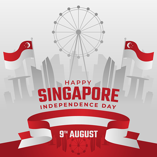 Free Create Animated Wishes Link for Singapore National Day | CCW