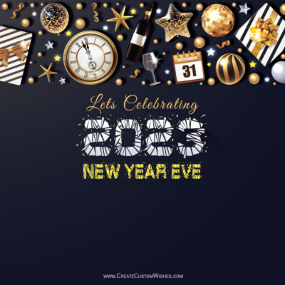 Happy New Years Eve Wishes Image with Name