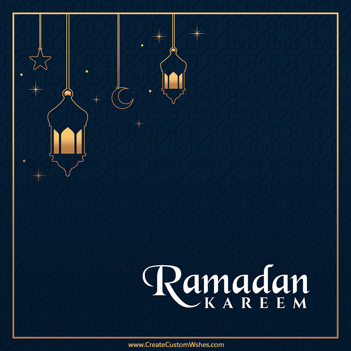 Best Ramadan Eid 2021 Image with Name | Create Custom Wishes