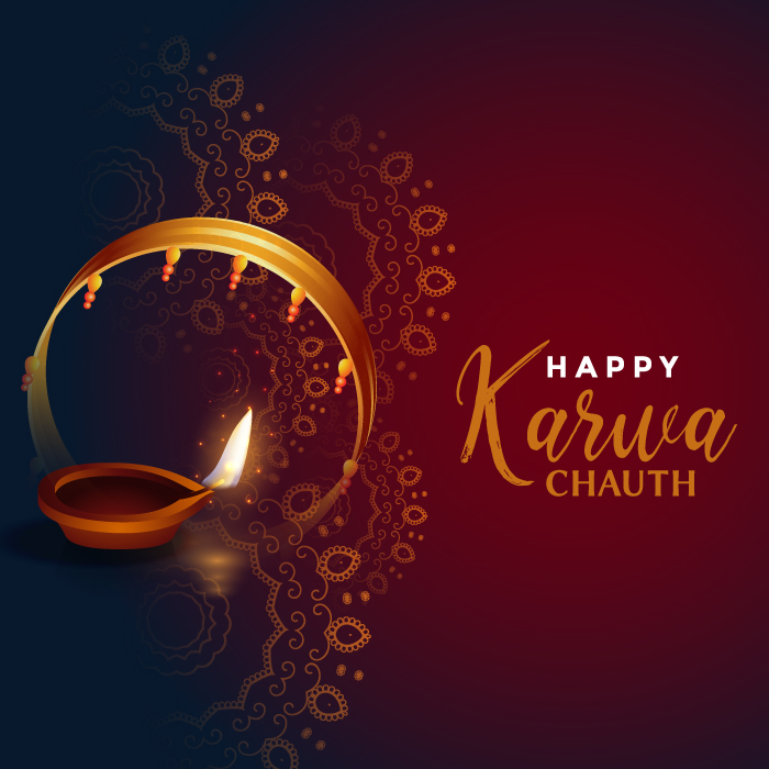 Karwa Chauth 2022 Wishes Image for wifely | Create Custom Wishes