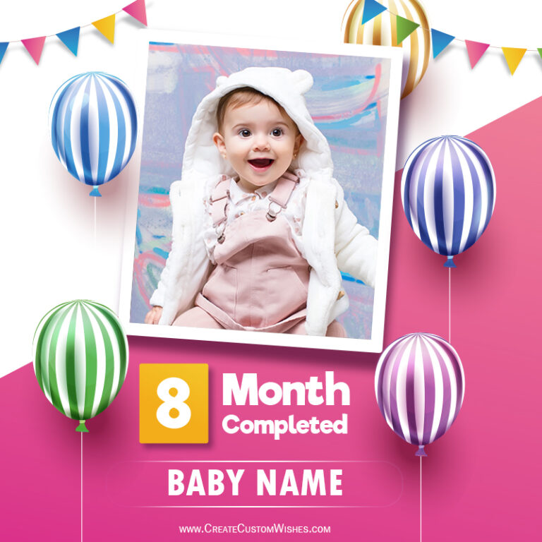 8 Months Baby – 114+ Free Editable Templates & Cards 2026