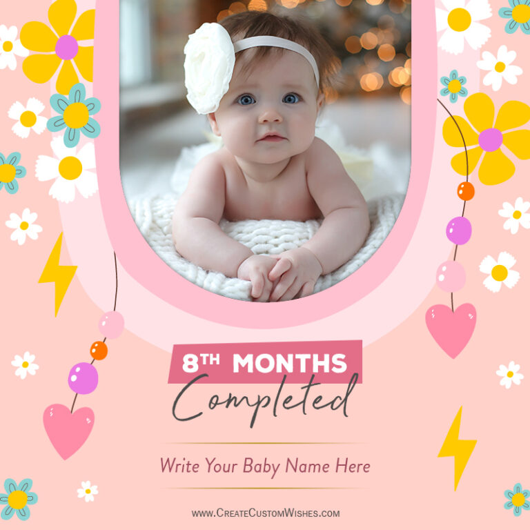 8 Months Baby – 114+ Free Editable Templates & Cards 2026