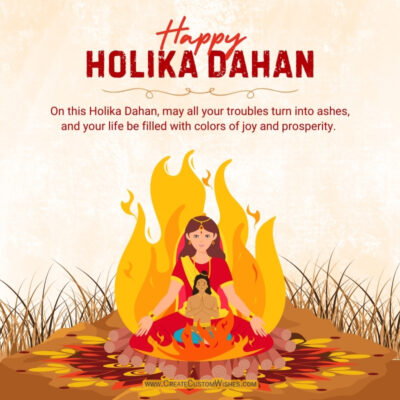 80+ Holika Dahan Wishes, Images & Status