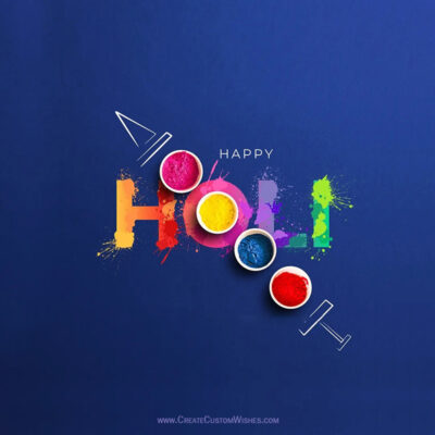 Creative Happy Holi 2025 Cards – Colorful & Unique