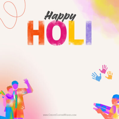 Free Customizable Happy Holi Templates – Easy to Edit