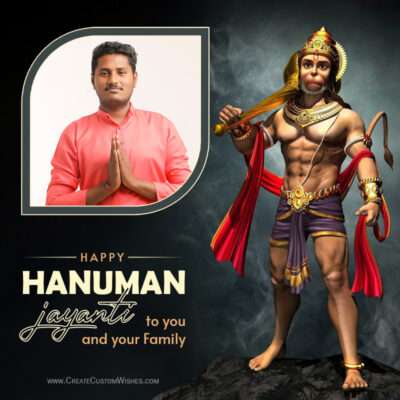 Add Photo to Hanuman Jayanti 2025 Wishes – Free & Easy