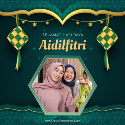 Create Hari Raya 2025 Wishes with Your Photo Online