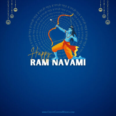 Free Download Creative Ram Navami 2025 Greeting Card