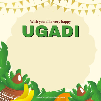 Happy Ugadi 2025 Celebration Template – Edit Online