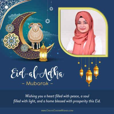 Free Create Eid al-Adha Mubarak with Your Photo | 2025Free Create Eid al-Adha Mubarak with Your Photo | 2025