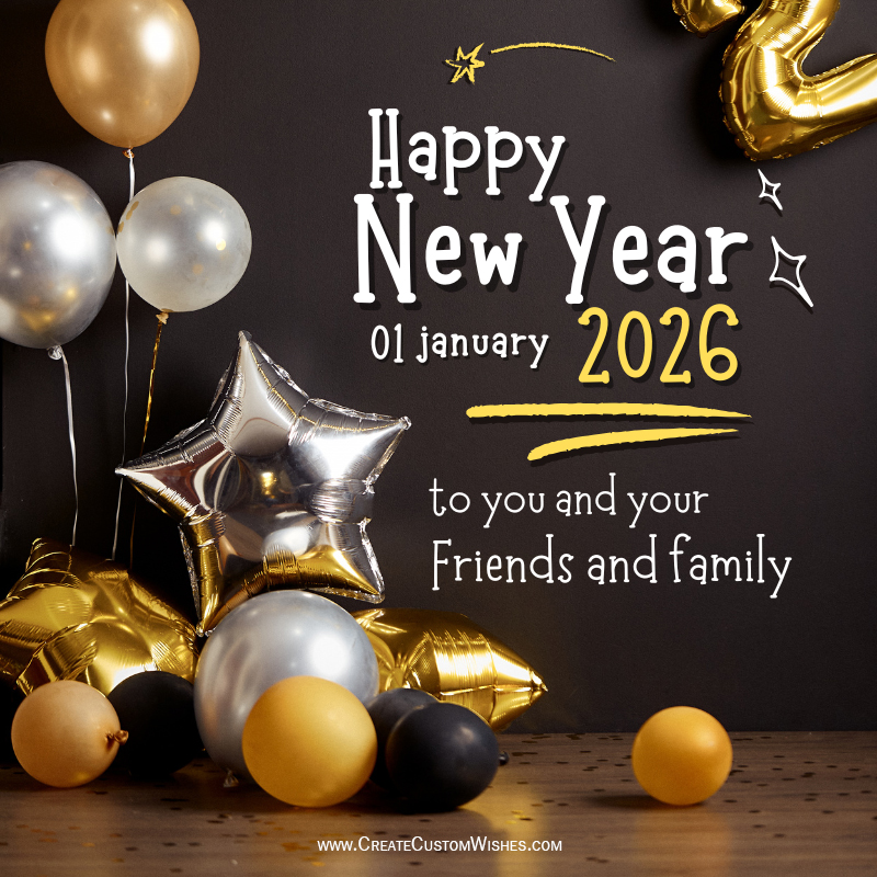 Beautiful Happy New Year 2026 Wishes for Friends & Family