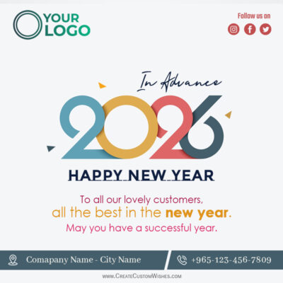 Create Advance Happy New Year 2026 Wishes for BusinessCreate Advance Happy New Year 2026 Wishes for Business