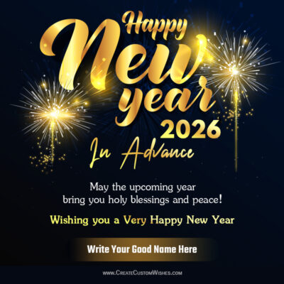 Happy New Year 2026 in Advance Editable Cards & DesignsHappy New Year 2026 in Advance Editable Cards & Designs