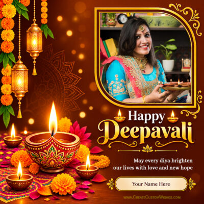 Create Deepavali 2026 Wishes Image with Name & PhotoCreate Deepavali 2026 Wishes Image with Name & Photo
