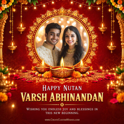 Create Nutan Varshabhinandan Card with Photo – 2026Create Nutan Varshabhinandan Card with Photo – 2026