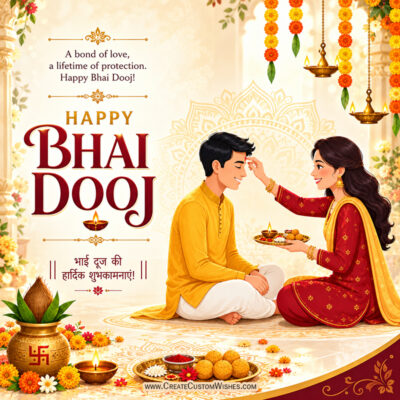 Happy Bhai Dooj 2026 Wishes, HD Images & GreetingsHappy Bhai Dooj 2026 Wishes, HD Images & Greetings