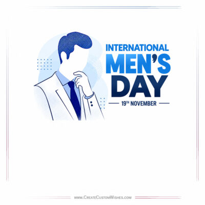 Free Men's Day 2026 Card Maker – Create Custom GreetingsFree Men's Day 2026 Card Maker – Create Custom Greetings