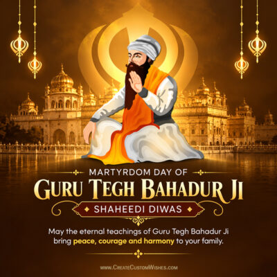 Guru Tegh Bahadur Shaheedi Diwas 2026 Wishes & QuotesGuru Tegh Bahadur Shaheedi Diwas 2026 Wishes & Quotes