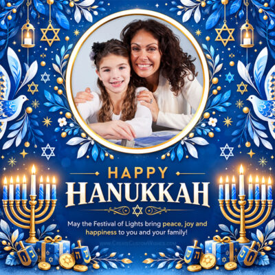 Hanukkah Photo Greeting Cards | Free Online MakerHanukkah Photo Greeting Cards | Free Online Maker